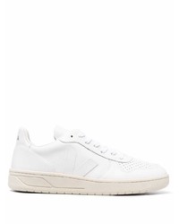 weiße Leder niedrige Sneakers von Veja