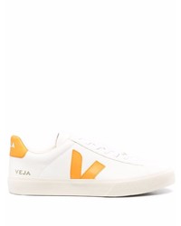 weiße Leder niedrige Sneakers von Veja