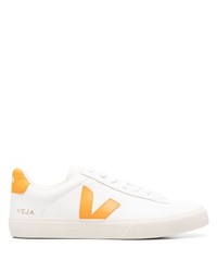 weiße Leder niedrige Sneakers von Veja