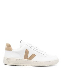 weiße Leder niedrige Sneakers von Veja