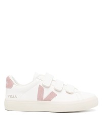 weiße Leder niedrige Sneakers von Veja