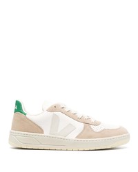 weiße Leder niedrige Sneakers von Veja