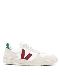 weiße Leder niedrige Sneakers von Veja