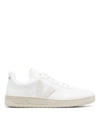 weiße Leder niedrige Sneakers von Veja