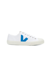 weiße Leder niedrige Sneakers von Veja