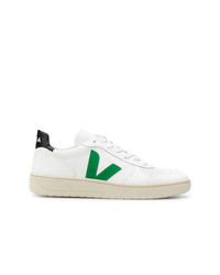 weiße Leder niedrige Sneakers von Veja