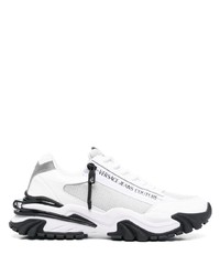 weiße Leder niedrige Sneakers von VERSACE JEANS COUTURE