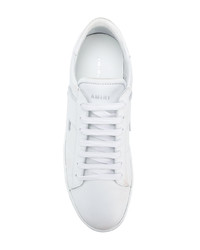 weiße Leder niedrige Sneakers von Amiri