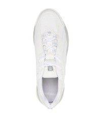 weiße Leder niedrige Sneakers von Represent