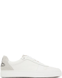 weiße Leder niedrige Sneakers von Vivienne Westwood