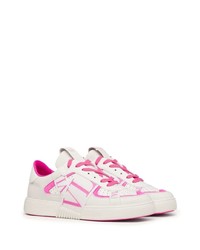 weiße Leder niedrige Sneakers von Valentino Garavani