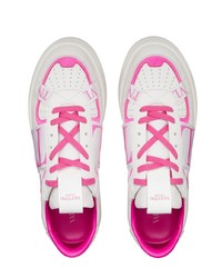 weiße Leder niedrige Sneakers von Valentino Garavani