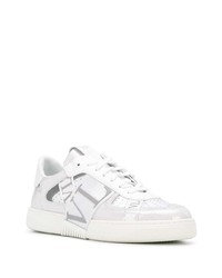 weiße Leder niedrige Sneakers von Valentino Garavani