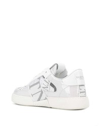 weiße Leder niedrige Sneakers von Valentino Garavani