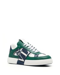 weiße Leder niedrige Sneakers von Valentino Garavani