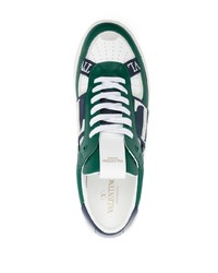 weiße Leder niedrige Sneakers von Valentino Garavani