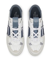 weiße Leder niedrige Sneakers von Valentino Garavani