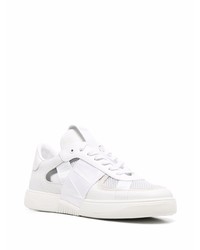 weiße Leder niedrige Sneakers von Valentino Garavani