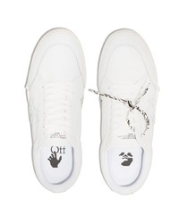 weiße Leder niedrige Sneakers von Off-White