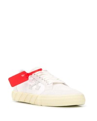 weiße Leder niedrige Sneakers von Off-White