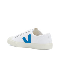 weiße Leder niedrige Sneakers von Veja