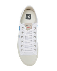 weiße Leder niedrige Sneakers von Veja