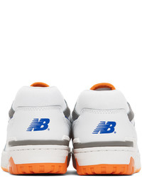 weiße Leder niedrige Sneakers von New Balance