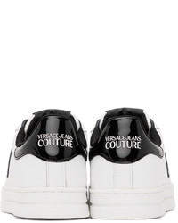 weiße Leder niedrige Sneakers von VERSACE JEANS COUTURE