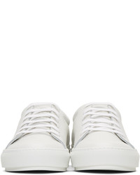 weiße Leder niedrige Sneakers von Acne Studios