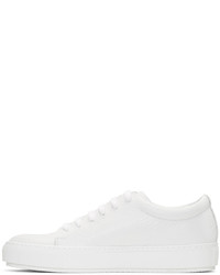 weiße Leder niedrige Sneakers von Acne Studios