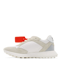 weiße Leder niedrige Sneakers von Off-White