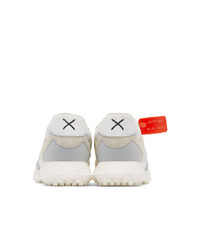 weiße Leder niedrige Sneakers von Off-White