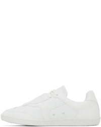 weiße Leder niedrige Sneakers von Rombaut