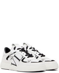 weiße Leder niedrige Sneakers von Valentino Garavani