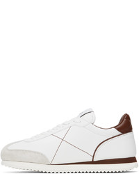 weiße Leder niedrige Sneakers von Valentino Garavani