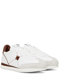 weiße Leder niedrige Sneakers von Valentino Garavani