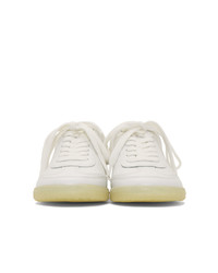 weiße Leder niedrige Sneakers von Isabel Marant