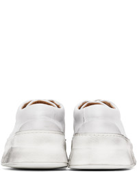 weiße Leder niedrige Sneakers von Marsèll