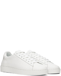 weiße Leder niedrige Sneakers von Norse Projects