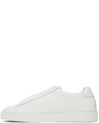 weiße Leder niedrige Sneakers von Norse Projects