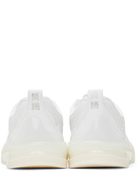 weiße Leder niedrige Sneakers von Li-Ning