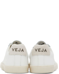 weiße Leder niedrige Sneakers von Veja