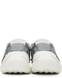 weiße Leder niedrige Sneakers von Valentino