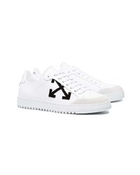 weiße Leder niedrige Sneakers von Off-White