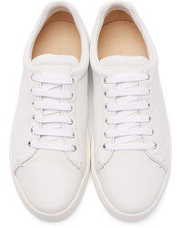 weiße Leder niedrige Sneakers von Rag & Bone