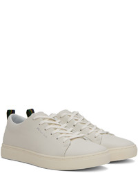 weiße Leder niedrige Sneakers von Ps By Paul Smith