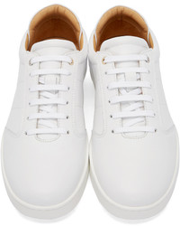 weiße Leder niedrige Sneakers von WANT Les Essentiels