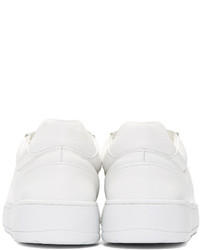 weiße Leder niedrige Sneakers von Etq Amsterdam