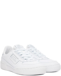 weiße Leder niedrige Sneakers von Sergio Tacchini