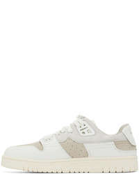 weiße Leder niedrige Sneakers von Acne Studios